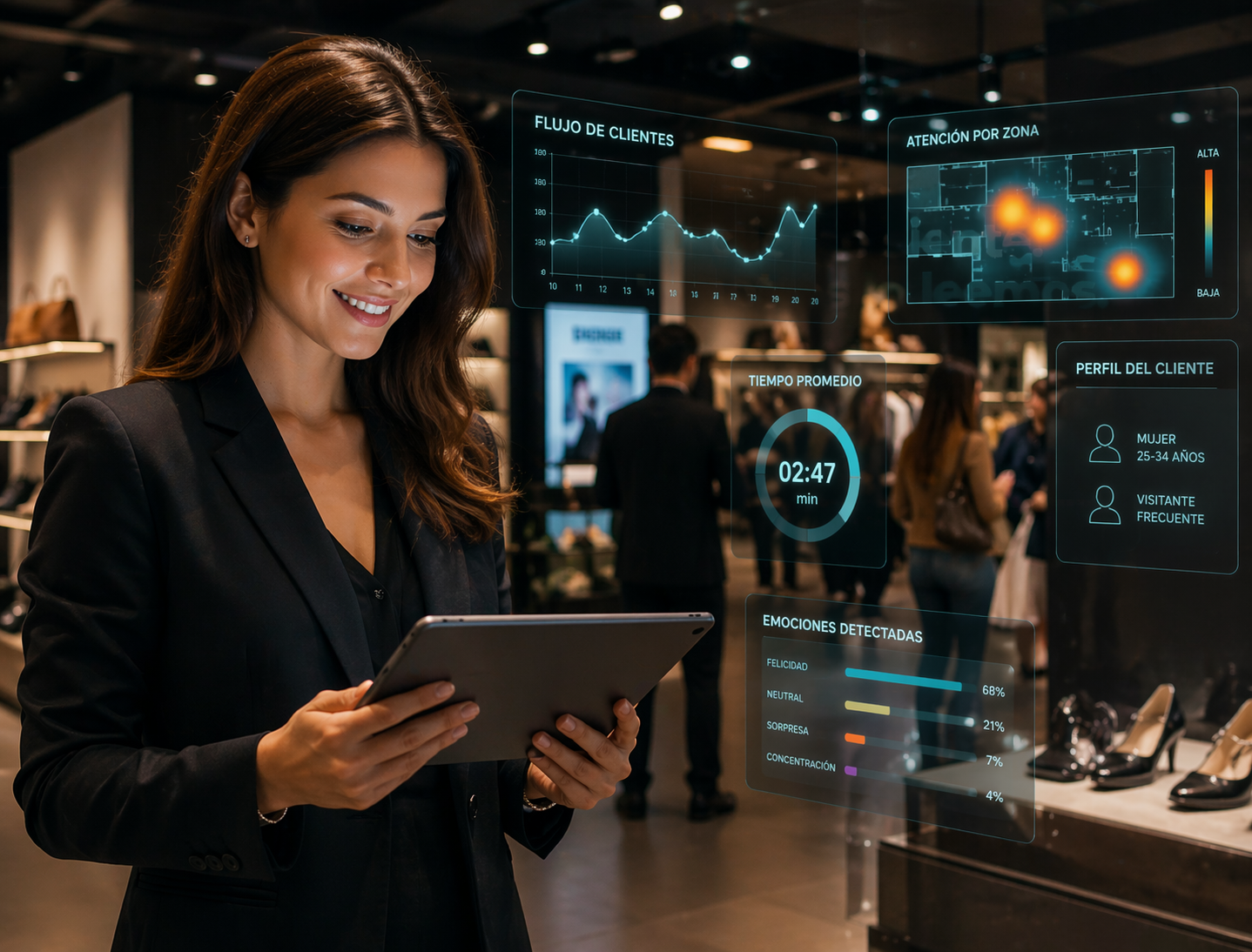 Dashboard Smart Deets · vista integral del comportamiento